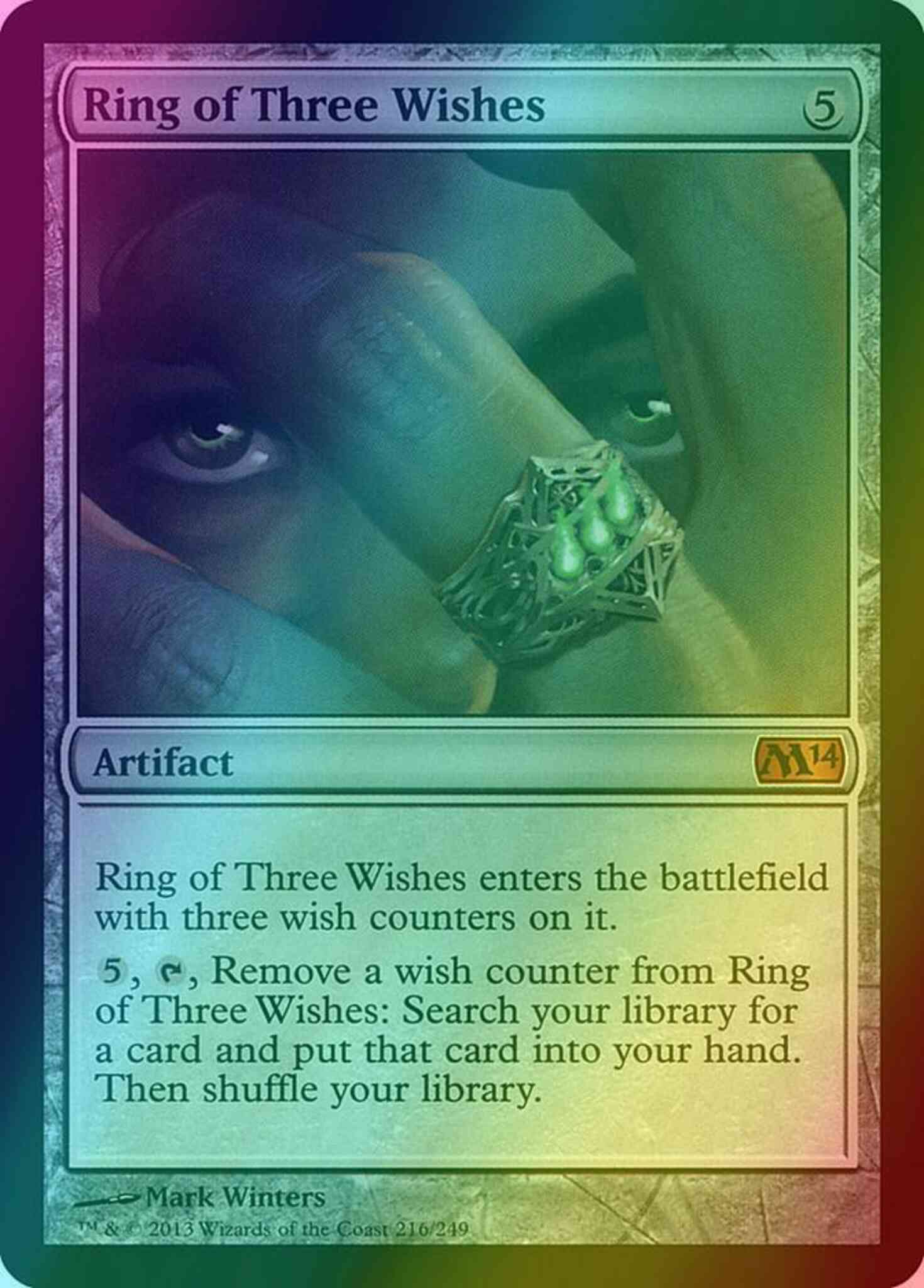 Ring of Three Wishes [216] [Magic 2014] [Foil] – Face to Face Games
