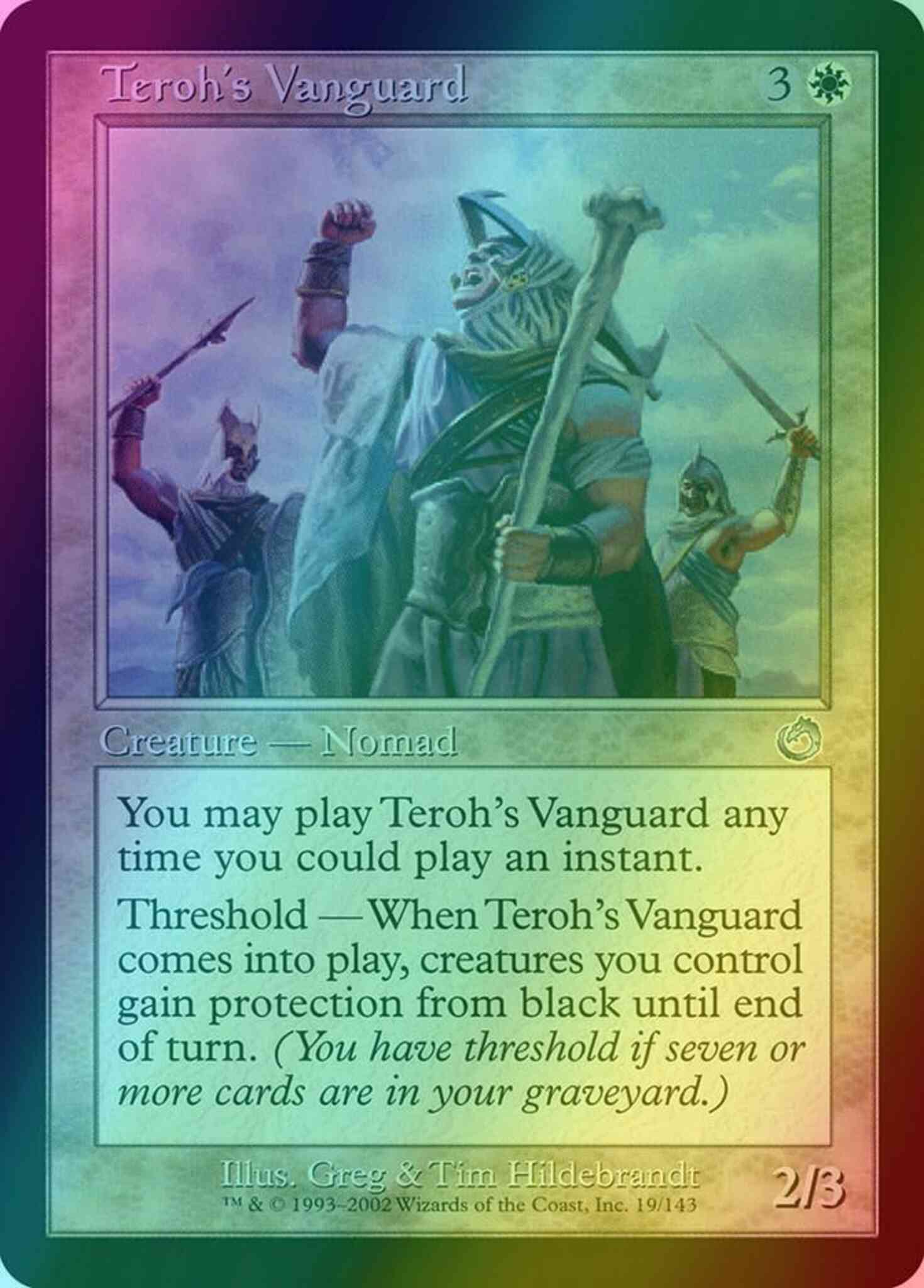 imgur mtg card back for tabletop simulator Teroh's Vanguard [19] [Torment] [Foil] – Face to Face Games