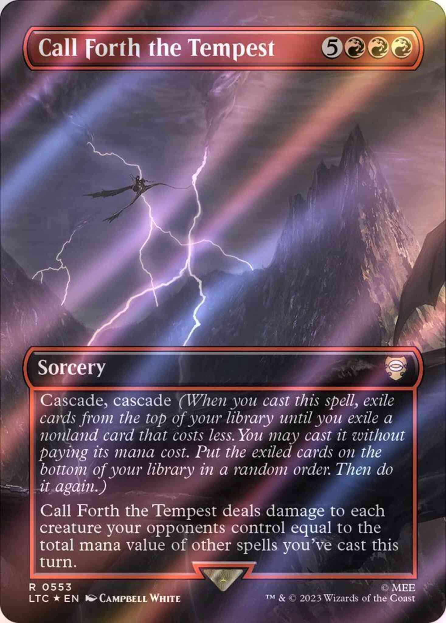 Call Forth the Tempest [553] [Borderless] [The Lord of the Rings