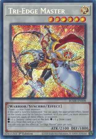 Tri-Edge Master - BLMR-EN008 - Secret Rare - 1st Edition