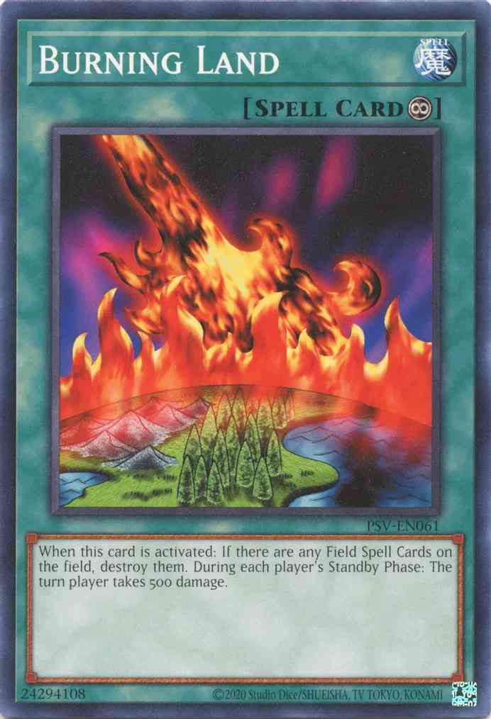 Burning Land - 25th Anniversary - PSV-EN061 - Common - Unlimited
