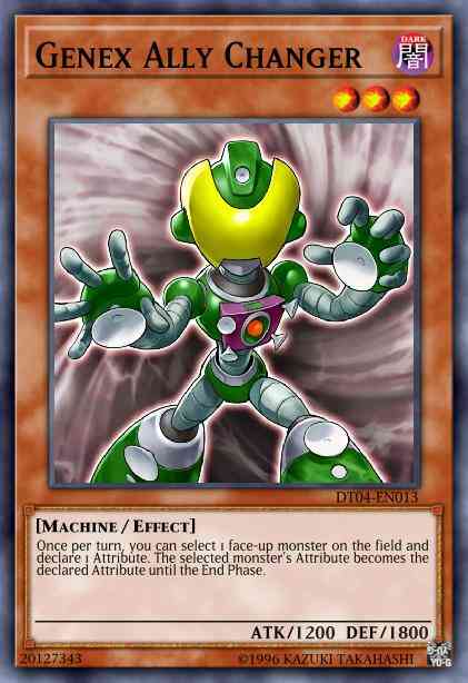 Genex Ally Changer - HA04-EN003 - Super Rare - 1st Edition