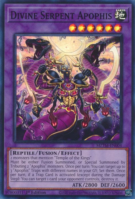 Divine Serpent Apophis - MZTM-EN004 - Super Rare - 1st Edition