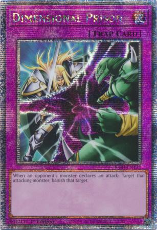 Dimensional Prison - RA04-EN132 - Quarter Century Secret Rare - 1st Edition