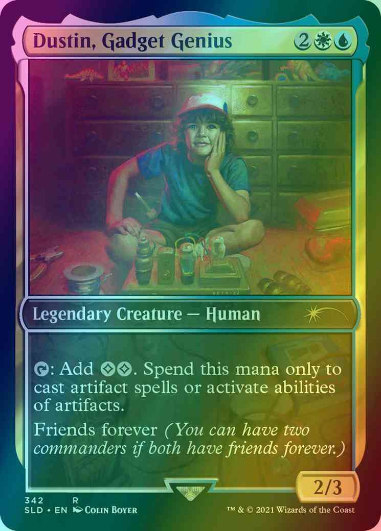 Dustin, Gadget Genius [0342] [Stranger Things] [Secret Lair Drop] [Foil] –  Face to Face Games
