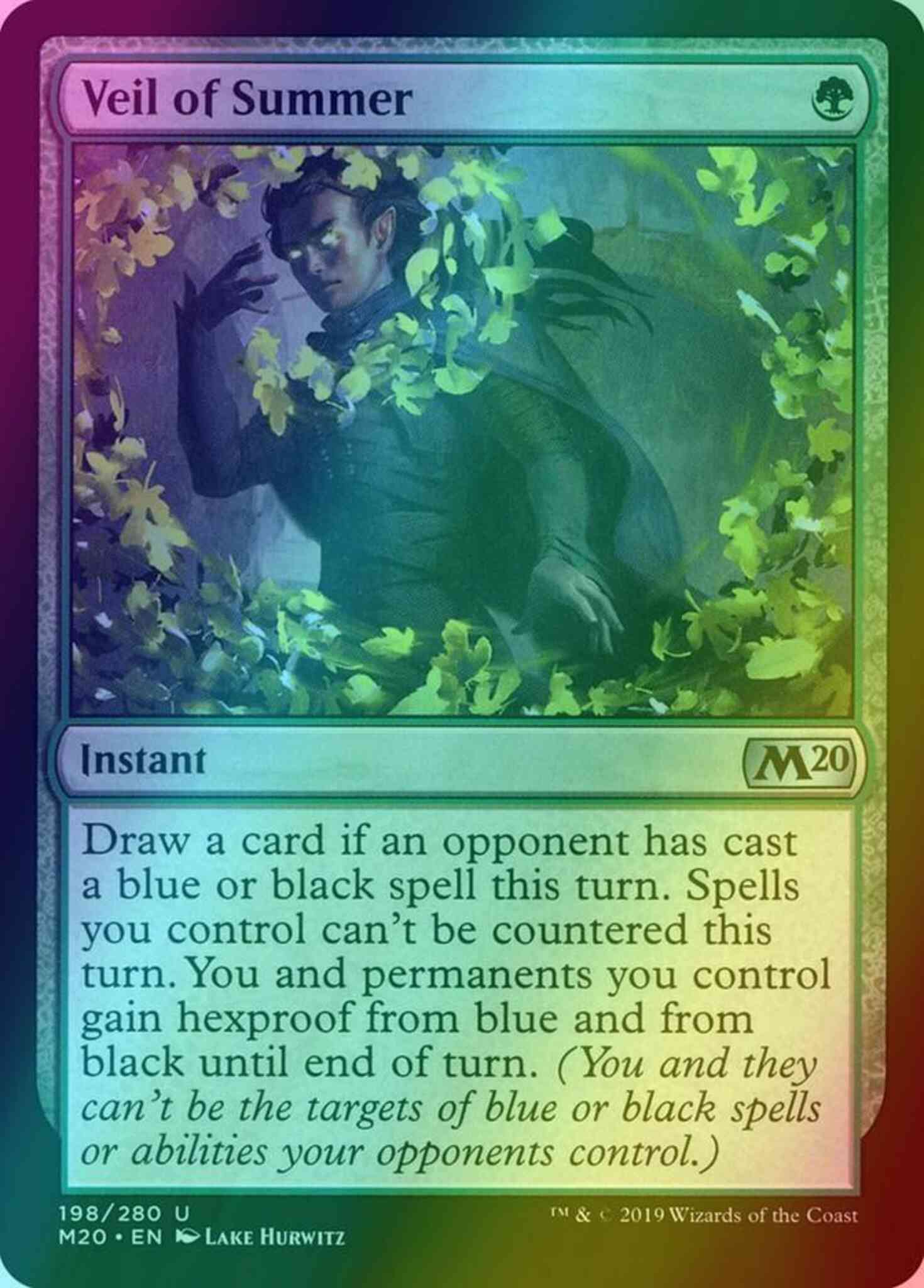 Veil of Summer [198] [Core Set 2020] [Foil] – Face to Face Games