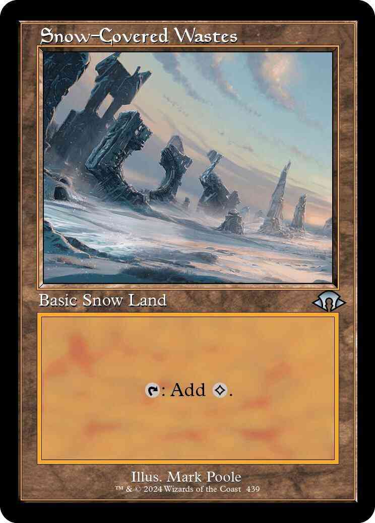 Snow-Covered Wastes [439] [Retro Frame] [Modern Horizons 3] [Non-Foil] –  Face to Face Games