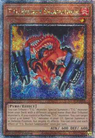 T.G. Rocket Salamander - AGOV-EN003 - Quarter Century Secret Rare - 1st Edition