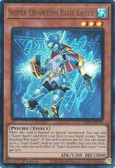 Super Quantum Blue Layer - RA05-EN009 - Ultra Rare - 1st Edition