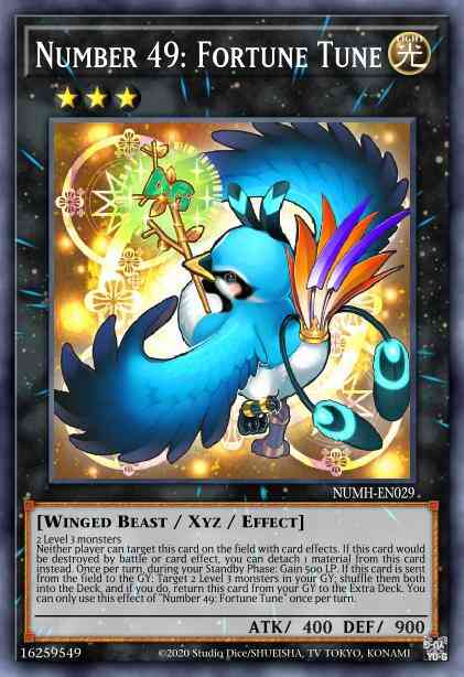 Number 49: Fortune Tune - NUMH-EN029 - Secret Rare - Unlimited