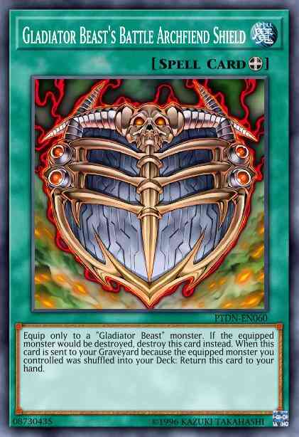 Gladiator Beast's Battle Archfiend Shield - PTDN-EN060 - Common - Unlimited