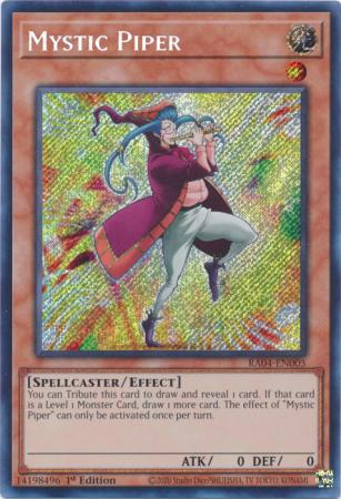 Mystic Piper - RA04-EN005 - Secret Rare - 1st Edition