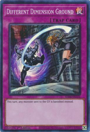 Different Dimension Ground - RA04-EN101 - Super Rare - 1st Edition