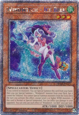 Windwitch - Ice Bell - RA04-EN273 - Platinum Secret Rare - 1st Edition