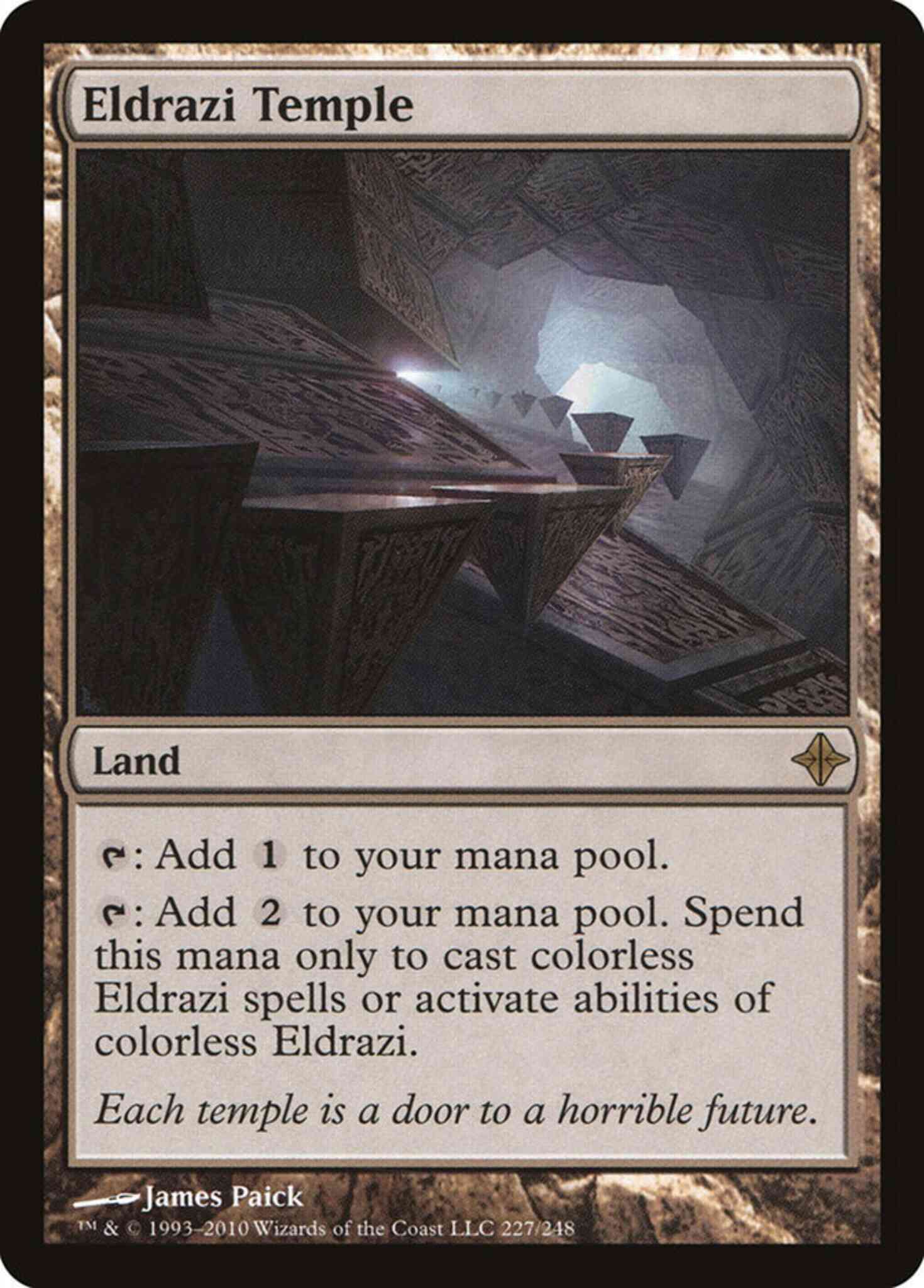 Eldrazi Temple [227] [Rise Of The Eldrazi] [Non-Foil] – Face to