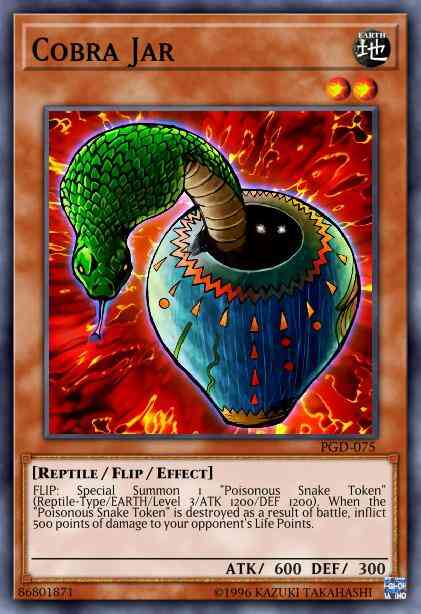 Cobra Jar - PGD-075 - Common - 1st Edition