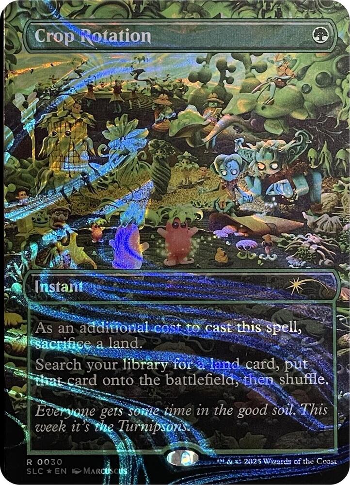 Crop Rotation [0030] [Borderless] [Encyclopedia of Magic] [Secret Lair  Countdown] [Halo Foil] – Face to Face Games