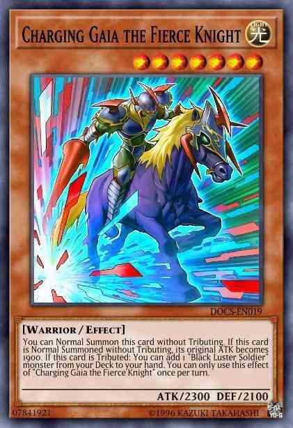 Charging Gaia the Fierce Knight - DOCS-EN019 - Ultra Rare - 1st Edition