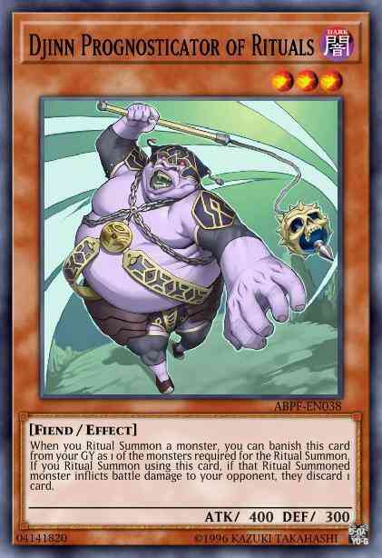 Djinn Prognosticator of Rituals - THSF-EN039 - Super Rare - 1st Edition