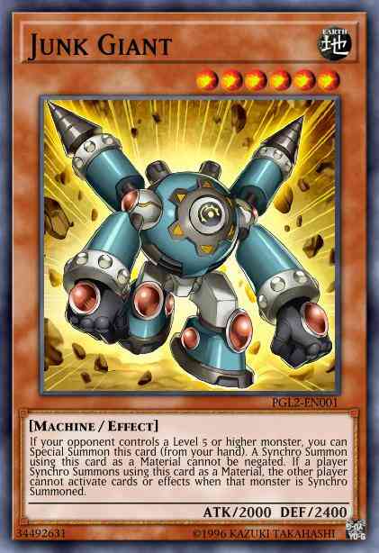 Junk Giant - PGL2-EN001 - Gold Secret Rare - 1st Edition