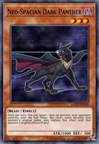 Neo-Spacian Dark Panther - POTD-EN005 - Ultimate Rare - 1st Edition
