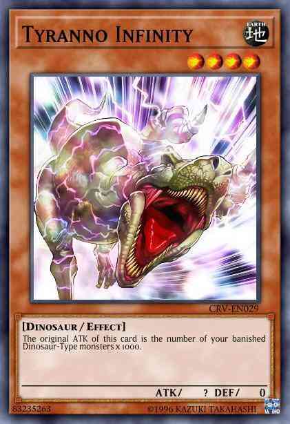 Tyranno Infinity - CRV-EN029 - Common - 1st Edition
