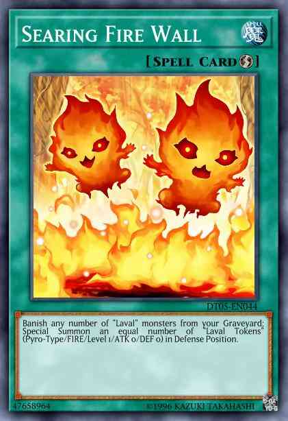 Searing Fire Wall - HA05-EN027 - Super Rare - Unlimited