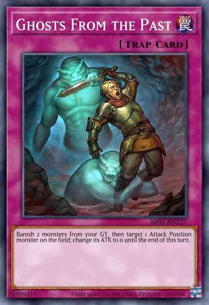 Ghosts From the Past - BP03-EN233 - Shatterfoil Rare - 1st Edition