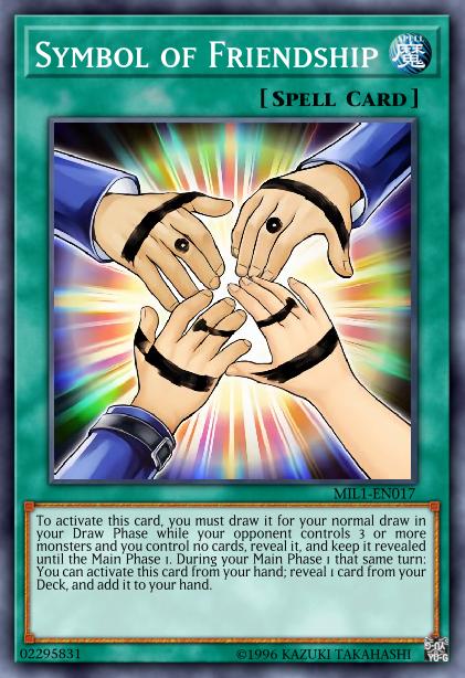 Symbol of Friendship - MIL1-EN017 - Rare - 1st Edition