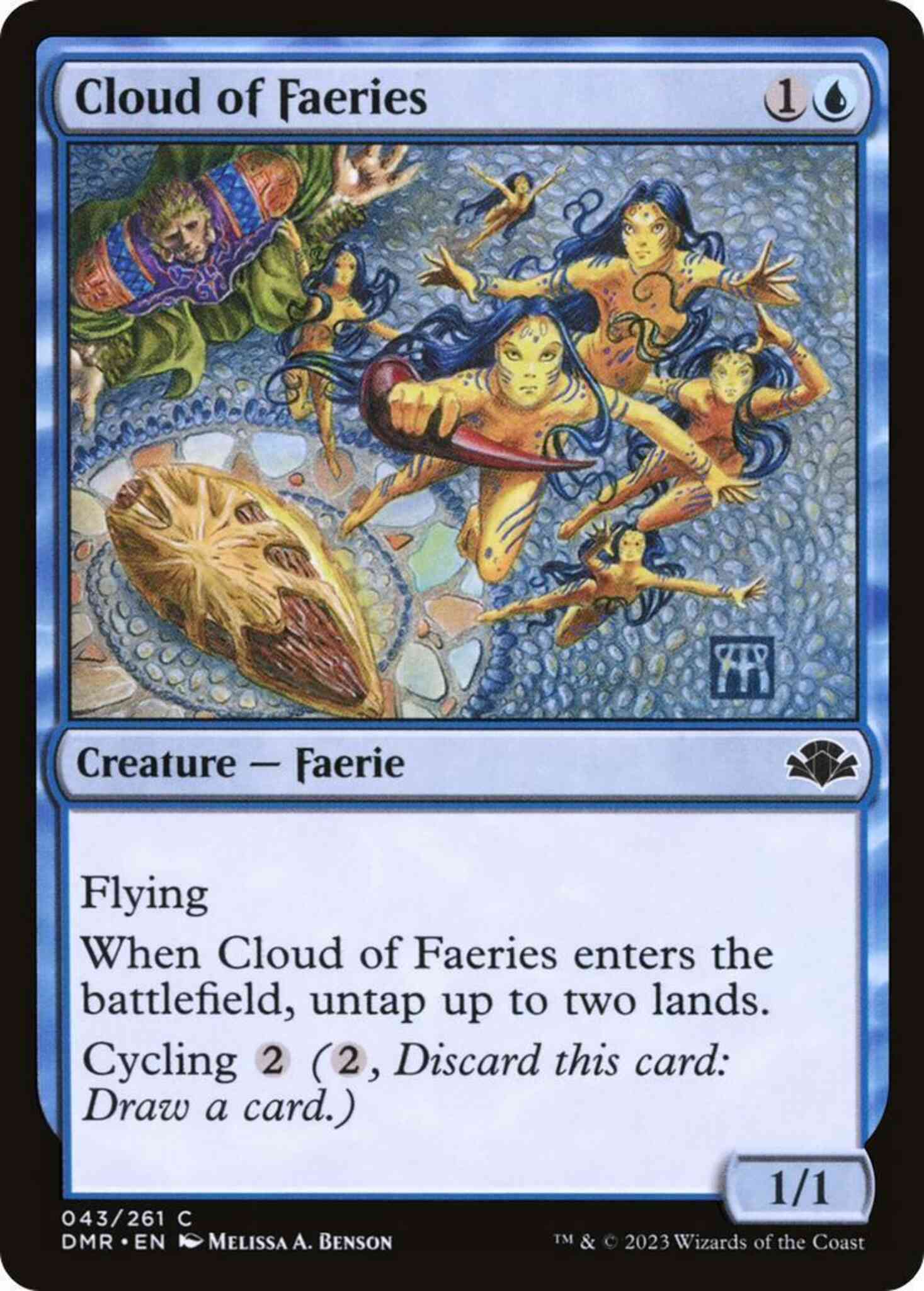 Cloud of Faeries [43] [Dominaria Remastered] [Non-Foil] – Face to
