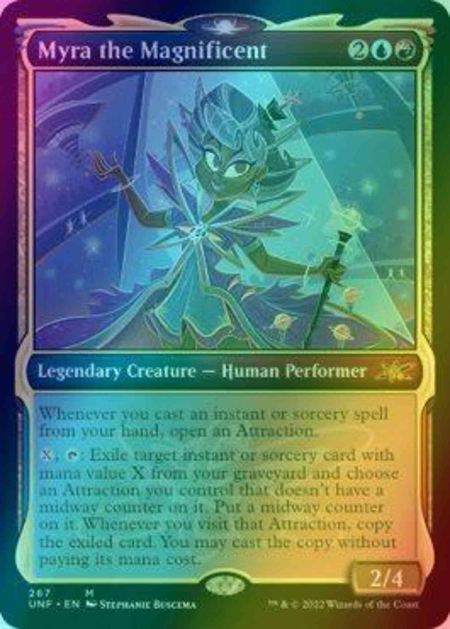 Myra the Magnificent [267] [Showcase Cards of Tomorrow] [Unfinity] [Foil] –  Face to Face Games