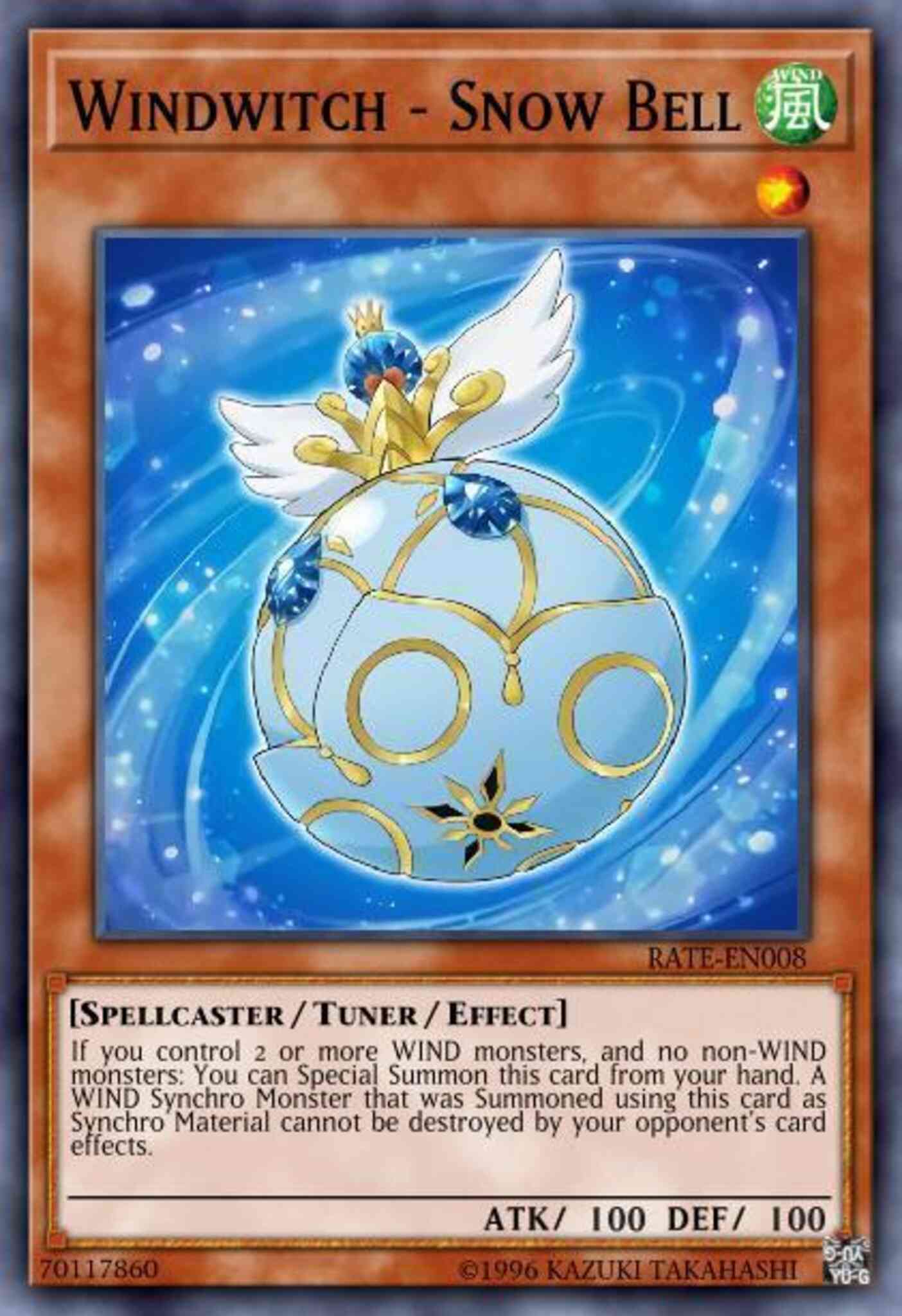 Windwitch - Snow Bell - RATE-EN008 - Ultra Rare - Unlimited
