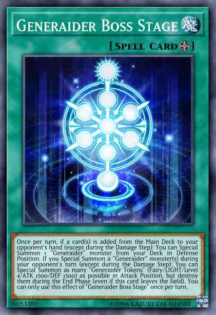 Generaider Boss Stage - MYFI-EN034 - Secret Rare - 1st Edition