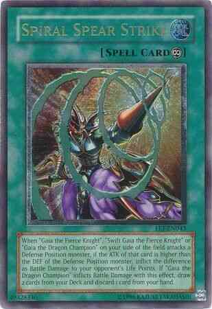 Spiral Spear Strike - FET-EN043 - Ultimate Rare - 1st Edition
