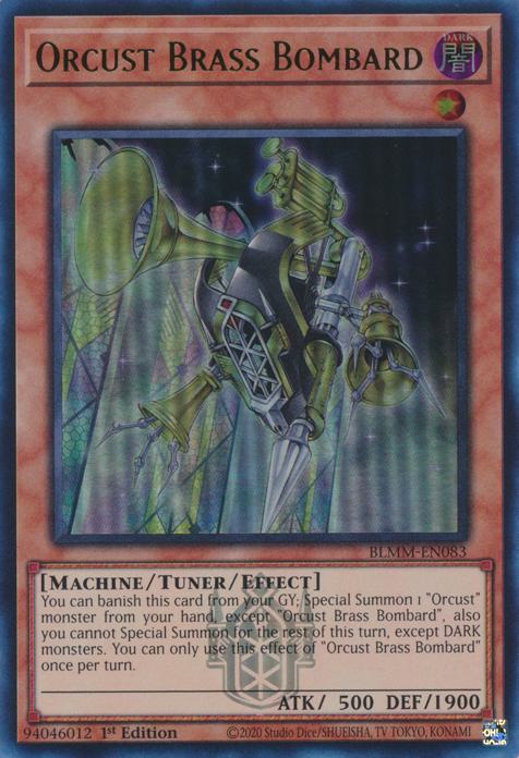 Orcust Brass Bombard - BLMM-EN083 - Ultra Rare - 1st Edition