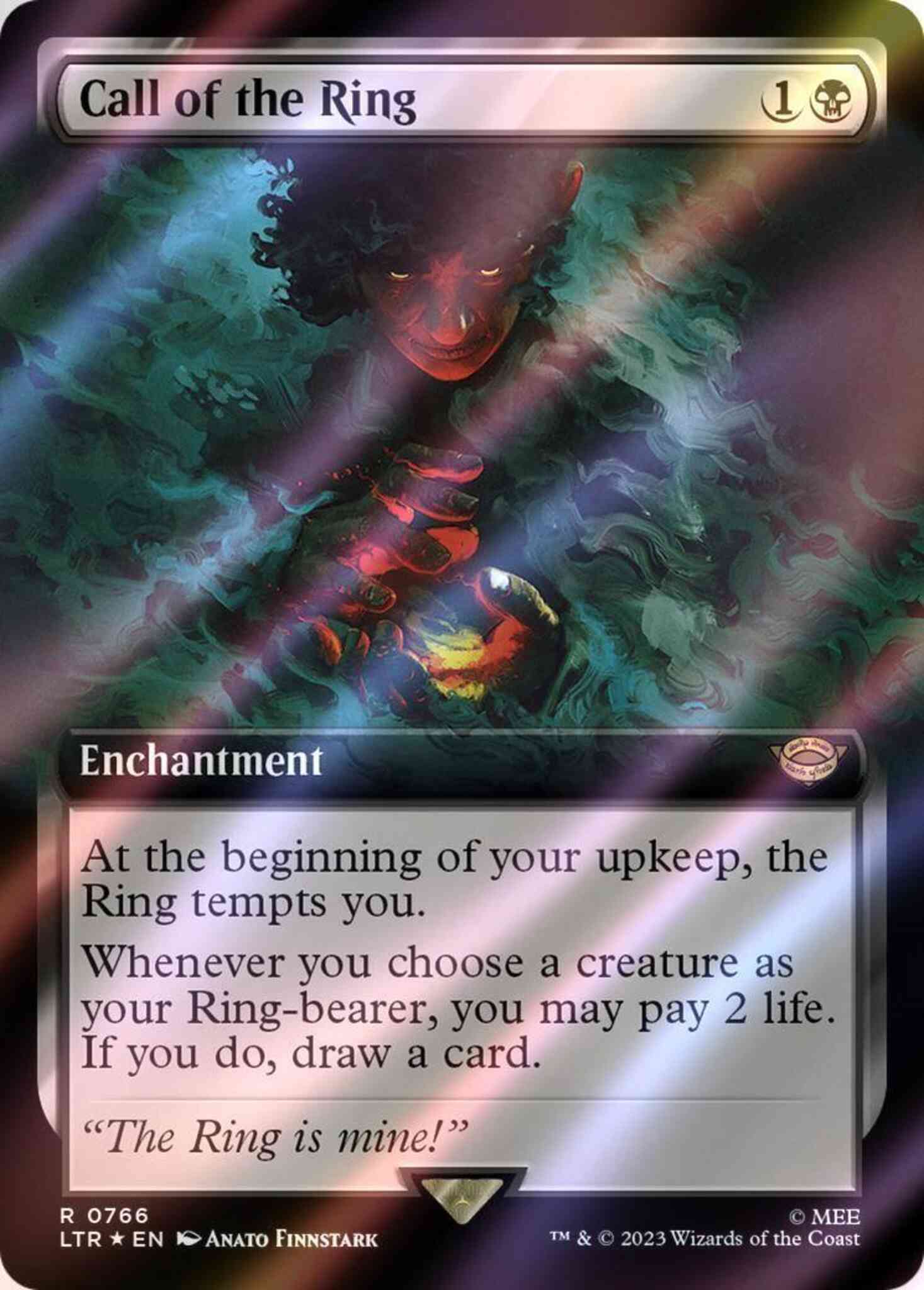 Call of the Ring [766] [Extended Art] [The Lord of the Rings: Tales of  Middle-earth] [Surge Foil] – Face to Face Games