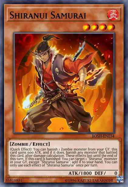 Shiranui Samurai - BOSH-EN034 - Common - 1st Edition