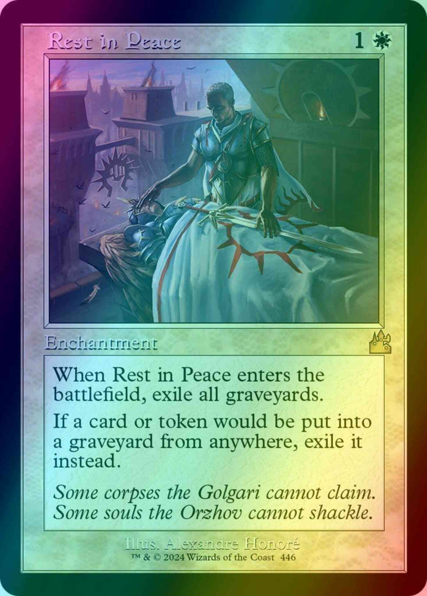 rest in peace mtg card Magic The Gathering - Universes Beyond - Assassin's Creed Wilds of Eldraine Rest in Peace | Assassin's