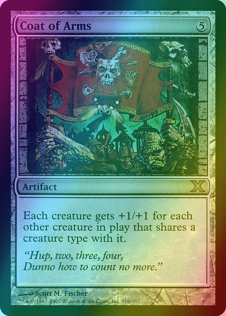 7th:旗印:日本語FOIL 1枚 ○MTG Foil 旗印 / Coat of Arms [7ED