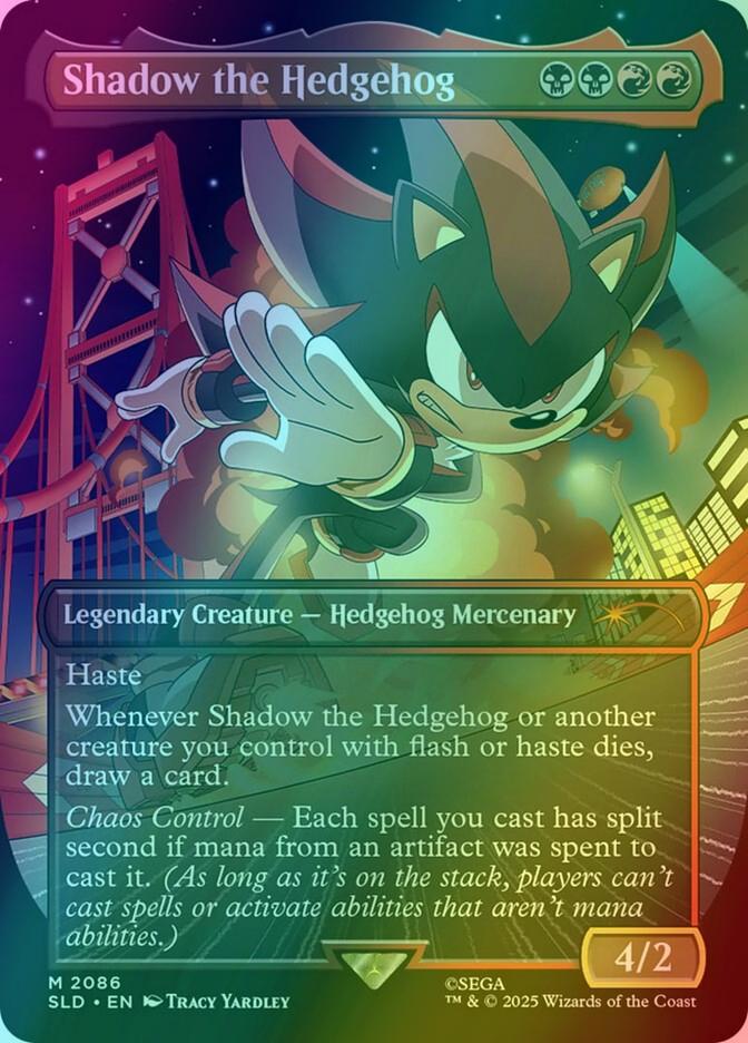 Shadow the Hedgehog [2086] [Borderless] [Secret Lair X Sonic: Friends and  Foes] [Secret Lair Drop] [Foil] – Face to Face Games