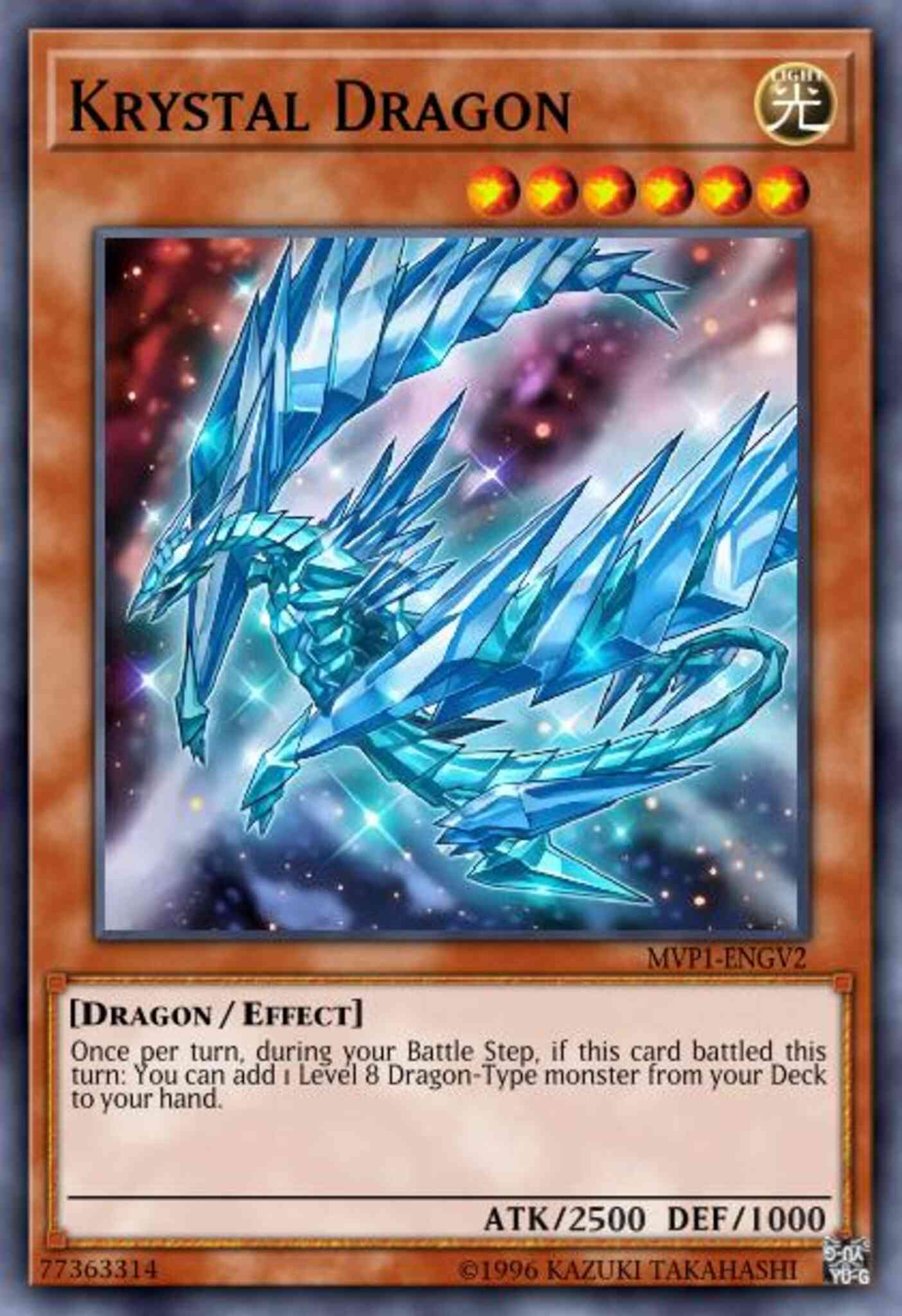 Krystal Dragon - MVP1-ENSE2 - Ultra Rare - Limited