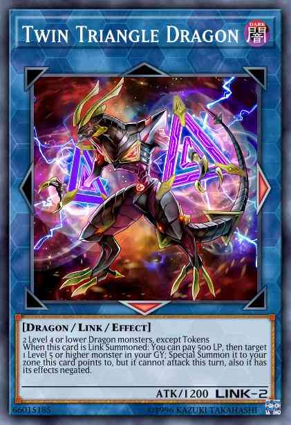 Twin Triangle Dragon - CIBR-EN046 - Rare - 1st Edition