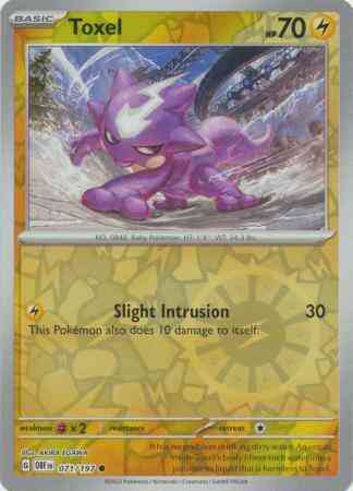 toxel pokemon card Toxel - 071/197