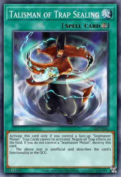 Talisman of Trap Sealing - AST-044 - Rare - Unlimited