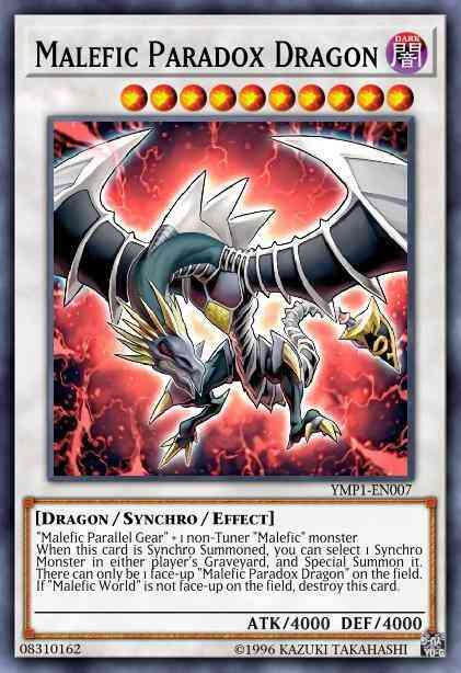 Malefic Paradox Dragon - YMP1-EN007 - Secret Rare - Limited