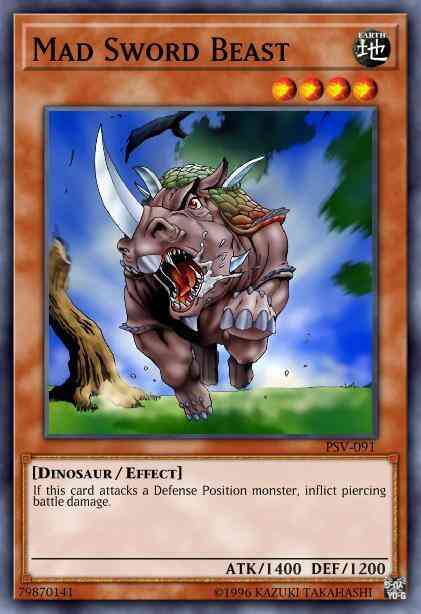 Mad Sword Beast - SKE-022 - Common - 1st Edition