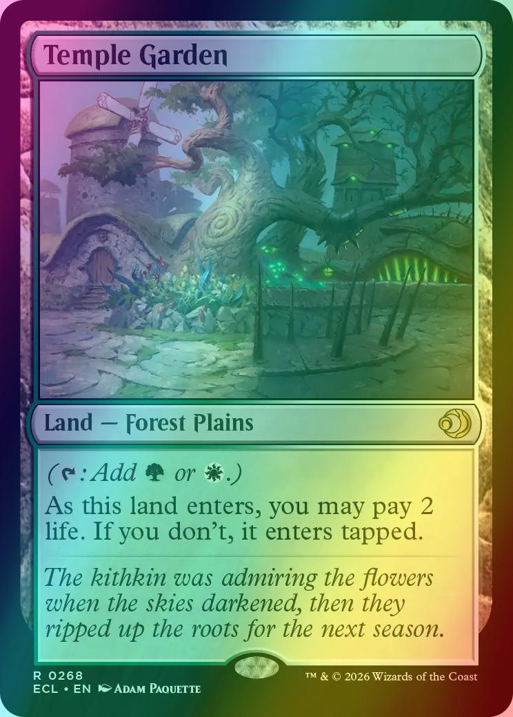 Temple Garden [268] [Lorwyn Eclipsed] [Foil] – Face to Face Games