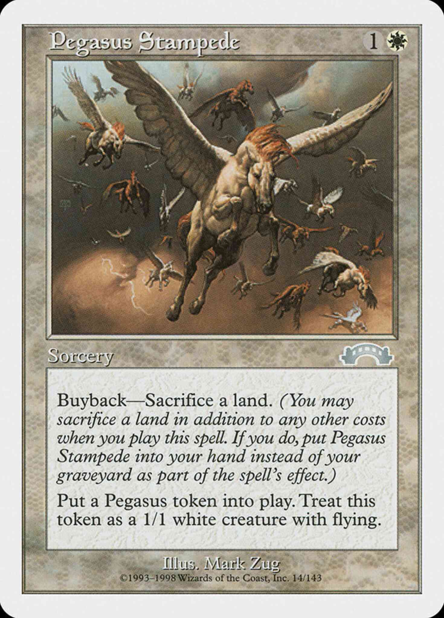 pegasus cards mtg Pegasus Stampede [12] [Anthologies] [Non-Foil] – Face to Face Games