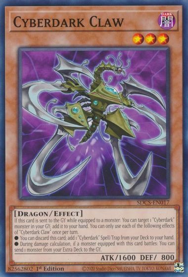 Cyberdark Claw - SDCS-EN017 - Common - Unlimited