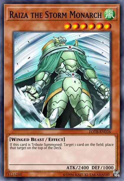 Raiza the Storm Monarch - SR01-EN009 - Common - 1st Edition